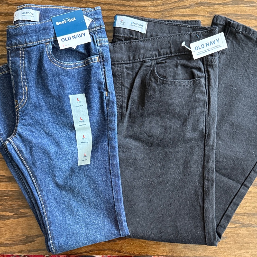 Old Navy Kids Jeans in Blue and Black